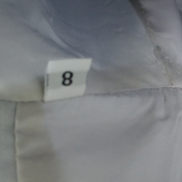 Victor Costa Gray & Silver Beaded Vintage Dress - Picture 6 of 7